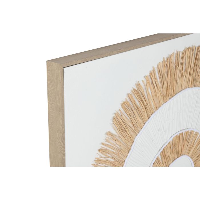 Cuadro Boho DKD Home Decor Blanco Natural 4.5 x 92 x 92 cm (2 Unidades) 1 Cuadro Boho DKD Home Decor Blanco Natural 4.5 x 92 x 92 cm (2 Unidades) 1