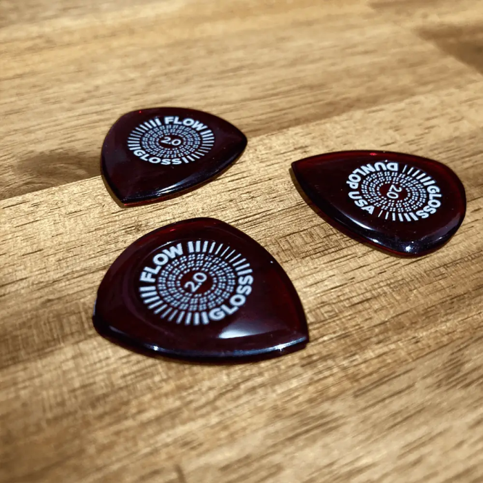 Dunlop Flow Gloss 2 Mm Púas - Pack De 3 Unidades 4