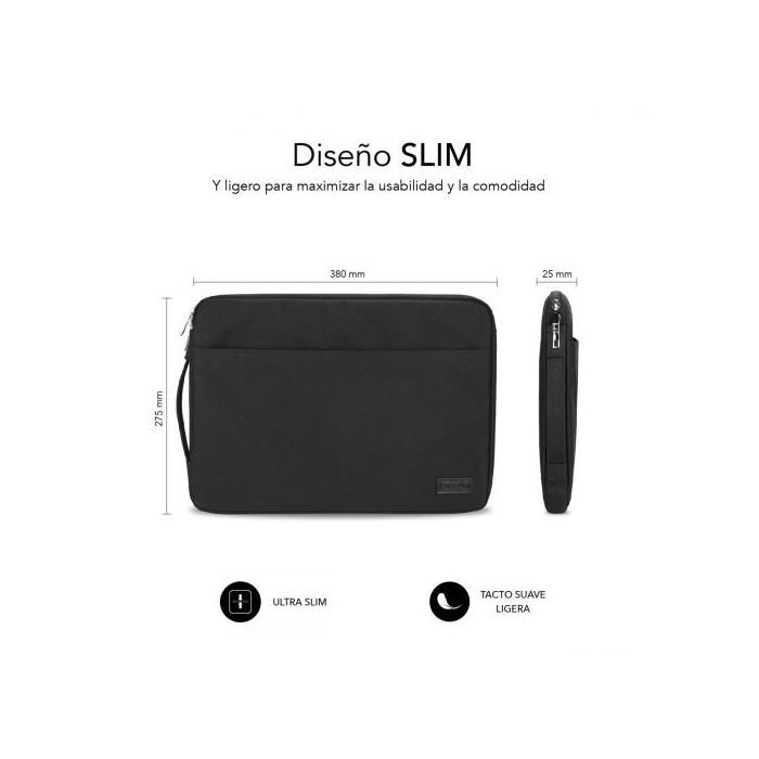 SUBBLIM Maletin Urban Laptop Sleeve 13,3-14" Black 3 SUBBLIM Maletin Urban Laptop Sleeve 13,3-14" Black 3