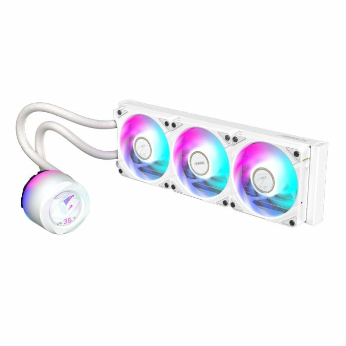 GIGABYTE AORUS WATERFORCE X II 360 ICE Procesador Sistema de refrigeración líquida todo en uno 12 cm Blanco 5 GIGABYTE AORUS WATERFORCE X II 360 ICE Procesador Sistema de refrigeración líquida todo en uno 12 cm Blanco 5