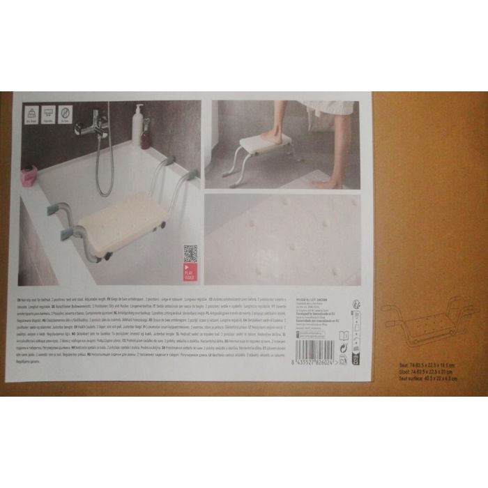 Asiento para Bañera Antideslizante 2 en 1 Seburett InnovaGoods 1