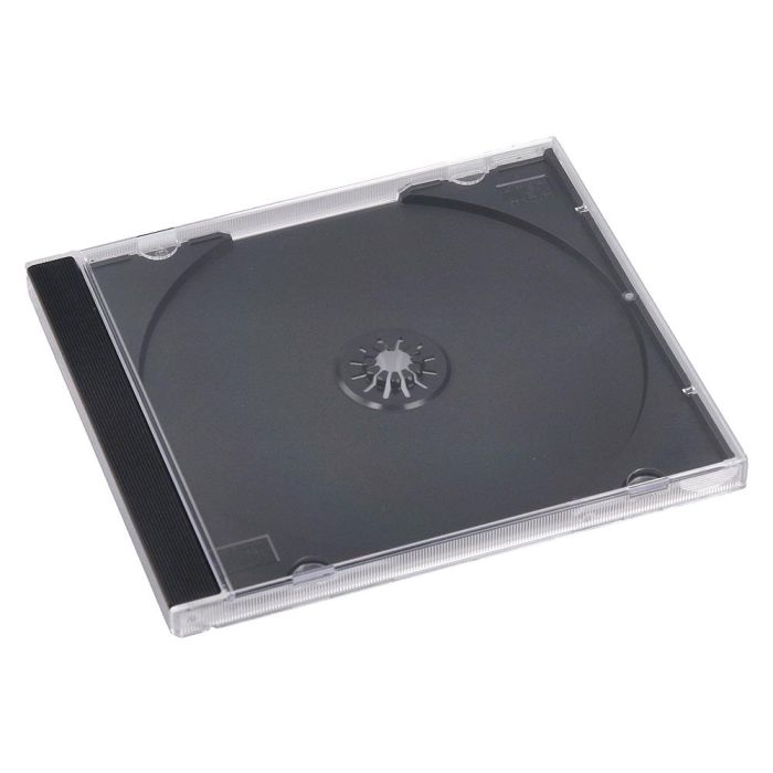 Caja De Cd Q-Connect -Con Interior Negro -Pack De 10 Unidades 5