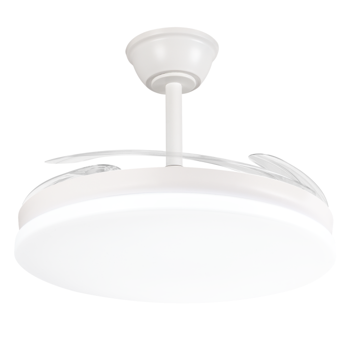 Ventilador de Techo LED 59W 6980LM CCT DC Ultra Silencioso con Mando a Distancia y Aspas Retráctiles V 1