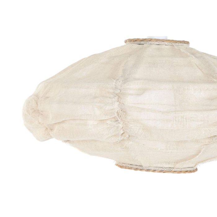 DKD Home Decor Lámpara de Techo Colgante Oriental Colección Japaning Lino Crudo Natural 45x45x20 cm E27 Max 50W 4 DKD Home Decor Lámpara de Techo Colgante Oriental Colección Japaning Lino Crudo Natural 45x45x20 cm E27 Max 50W 4