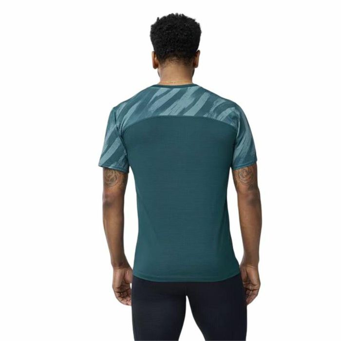 Camiseta de Manga Corta Hombre Brooks Atmosphere Sleeve 3.0 Verde 2 Camiseta de Manga Corta Hombre Brooks Atmosphere Sleeve 3.0 Verde 2