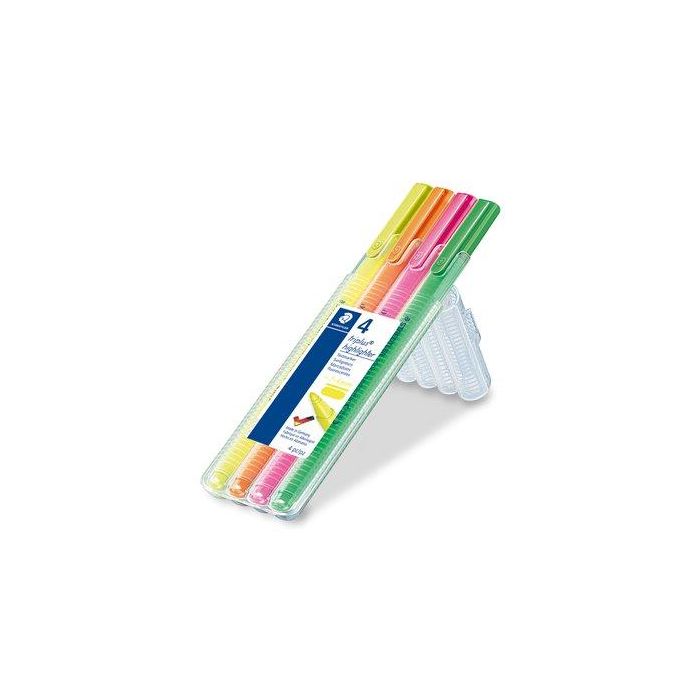 Marcador Fluor Staedtler 362 Triplus Textsurfer Box De 4