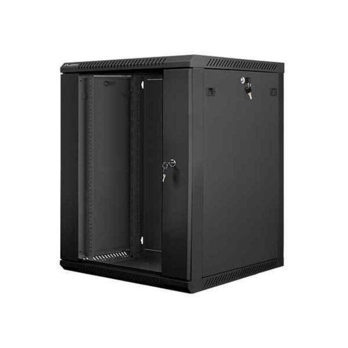 Lanberg WF01-6615-10B Armario Montaje en Pared 15U 600x600x774 mm Autoensamblaje, Negro, IP20, Máx. 60kg Lanberg WF01-6615-10B Armario Montaje en Pared 15U 600x600x774 mm Autoensamblaje, Negro, IP20, Máx. 60kg