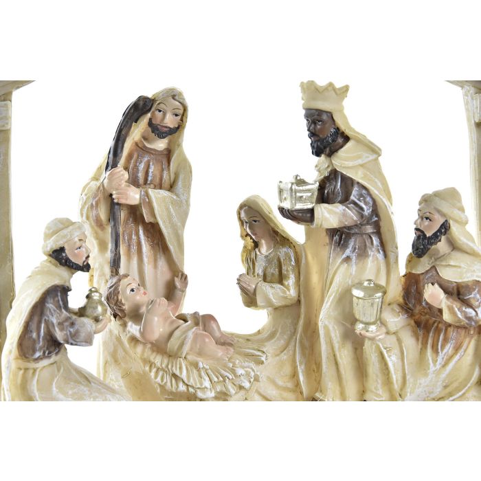 DKD Home Decor Nacimiento Navideño Tradicional de Resina Beige Multicolor Largo 5 x Alto 15 x Ancho 21 cm 1 DKD Home Decor Nacimiento Navideño Tradicional de Resina Beige Multicolor Largo 5 x Alto 15 x Ancho 21 cm 1