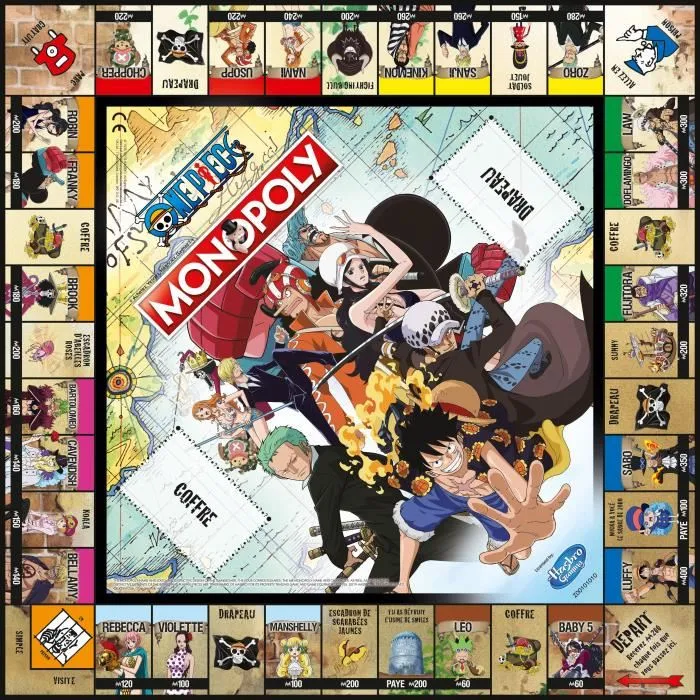 Winning Moves Monopoly Edición Especial One Piece - Juego de Mesa Coleccionable en Francés 1 Winning Moves Monopoly Edición Especial One Piece - Juego de Mesa Coleccionable en Francés 1