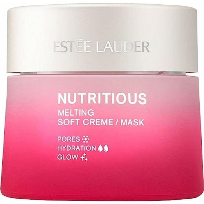 Estée Lauder Nutritious Melting Soft Creme Mascarilla Facial Natural Hidratante Intensa Piel Apagada, Poros y Rojeces 50 ml