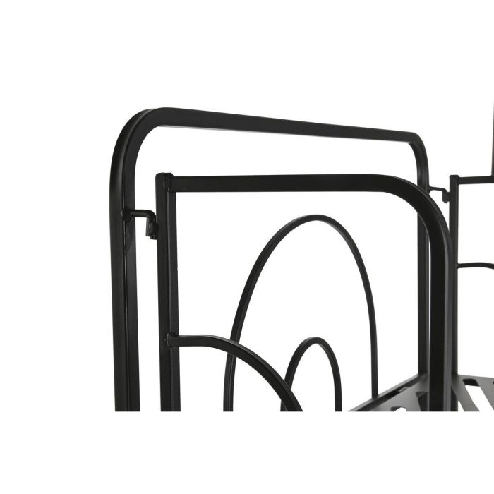 Estantería Home ESPRIT Negro Metal 60 x 27 x 160 cm 3 Estantería Home ESPRIT Negro Metal 60 x 27 x 160 cm 3