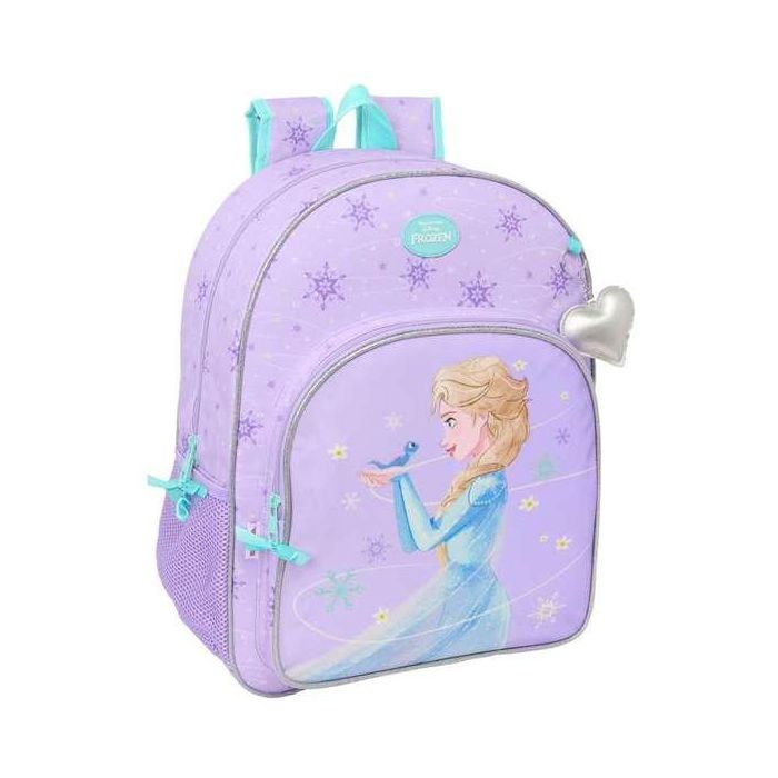 Mochila Escolar Frozen Spirit Lila 33 x 42 x 14 cm
