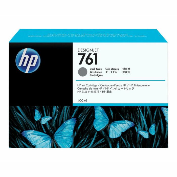 Cartucho de Tinta Original HP 761 Gris Gris oscuro Cartucho de Tinta Original HP 761 Gris Gris oscuro