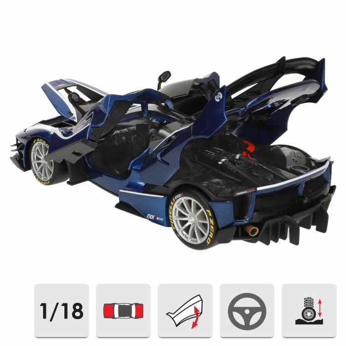 Coche Bburago Ferrari FXX K-EVO #27 BL 1:18 5 Coche Bburago Ferrari FXX K-EVO #27 BL 1:18 5