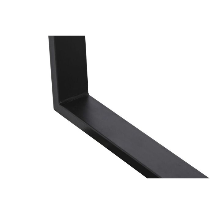 Mesa de Comedor Home ESPRIT Marrón Negro Hierro Madera MDF 160 x 90 x 75 cm 4 Mesa de Comedor Home ESPRIT Marrón Negro Hierro Madera MDF 160 x 90 x 75 cm 4