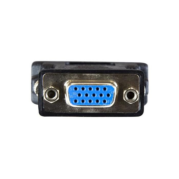 StarTech Adaptador Conversor DVI-I Macho a VGA Hembra Negro