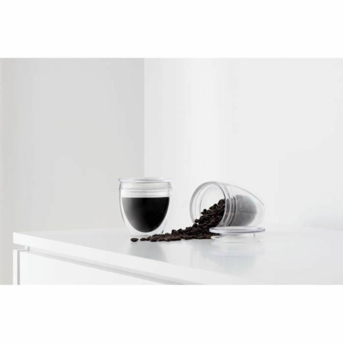 Bodum Juego de 2 Vasos Pavina To Go Plástico Doble Pared Tapa Hermética 30 cl Transparente 3 Bodum Juego de 2 Vasos Pavina To Go Plástico Doble Pared Tapa Hermética 30 cl Transparente 3