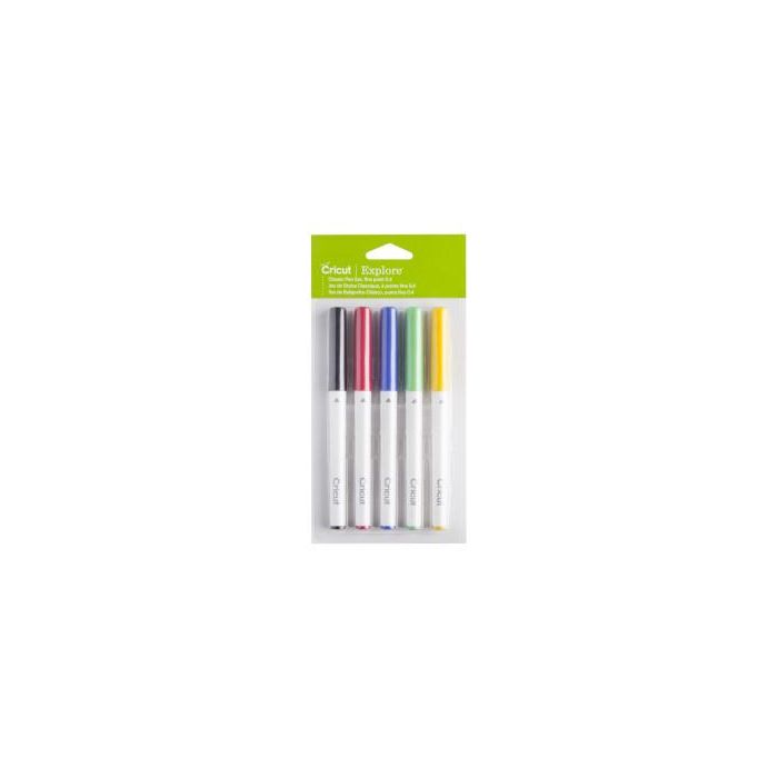 Cricut 2007635 Juego de 5 Bolígrafos y Estilográficas Multicolor Blanco Cricut 2007635 Juego de 5 Bolígrafos y Estilográficas Multicolor Blanco