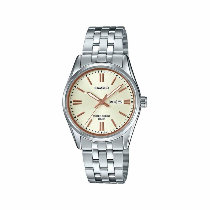 Reloj Mujer Casio LADY DAY & DATE - CHAMPAGNE (Ø 30 mm) Reloj Mujer Casio LADY DAY & DATE - CHAMPAGNE (Ø 30 mm)