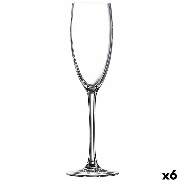 Copa de champán Luminarc La Cave Transparente Vidrio (160 ml) (6 Unidades) 0 Copa de champán Luminarc La Cave Transparente Vidrio (160 ml) (6 Unidades) 0