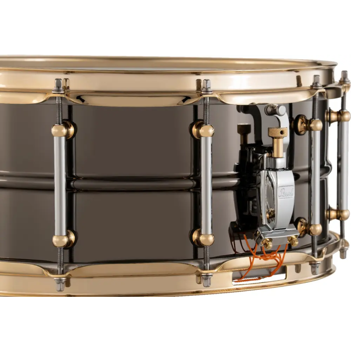PEARL STHNSF1465 SensiTone Caja 14x6.5" Latón Black Nickel Edición Limitada - 1mm Aros SuperHoop II y Bellotas Tube Lug