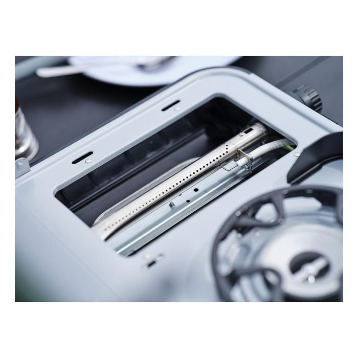 CAMPINGAZ Camping Kitchen 2 MULTI COOK - Hornillo plegable 2 zonas con capa antiadherente, Butano/Propano, 5.4 kg, Negro/Acero