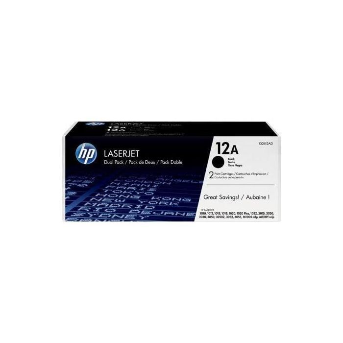 HP Laserjet 1010/1012/1020/1015/3015/3020/3030 Toner (Pack 2) HP Laserjet 1010/1012/1020/1015/3015/3020/3030 Toner (Pack 2)