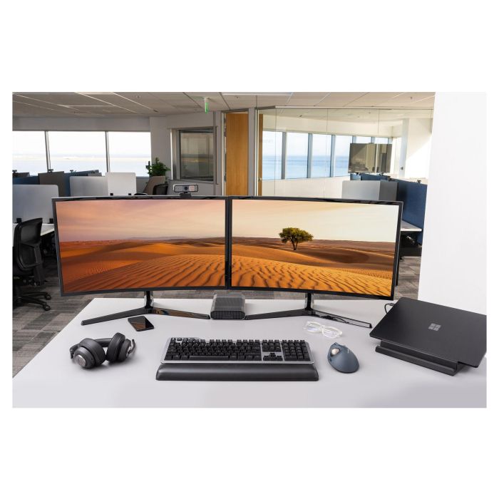 Kensington Auriculares Gaming H3000 PROVC, Diadema Bluetooth 5.2, Negro, 60h Batería, Cancelación Ruido, Micrófono Boom, USB-C, Para PC, PS, Xbox, Android, iOS