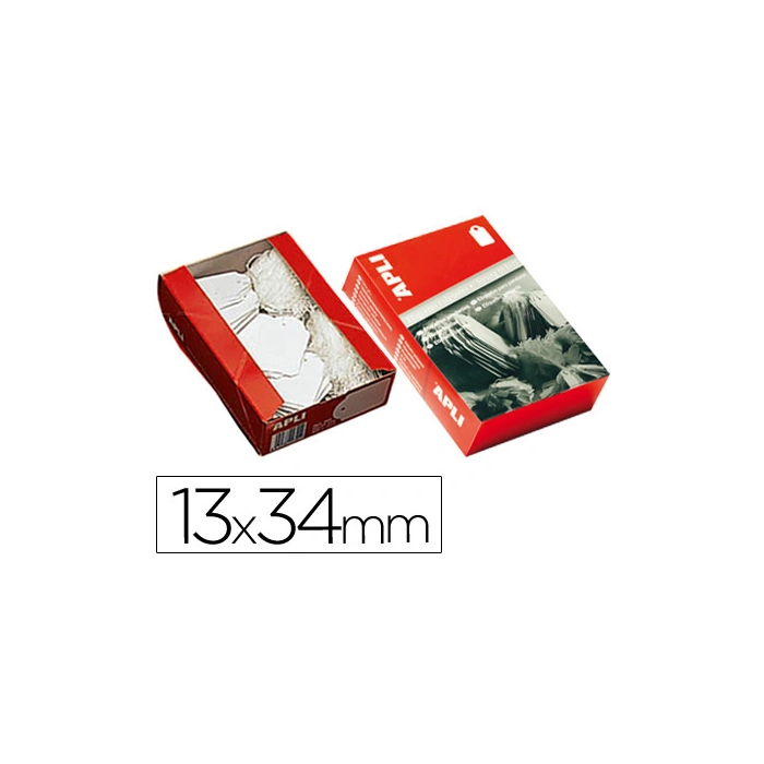Apli Etiquetas Colgantes Apli 386 13x34 mm Caja 1000 Unidades 0 Apli Etiquetas Colgantes Apli 386 13x34 mm Caja 1000 Unidades 0