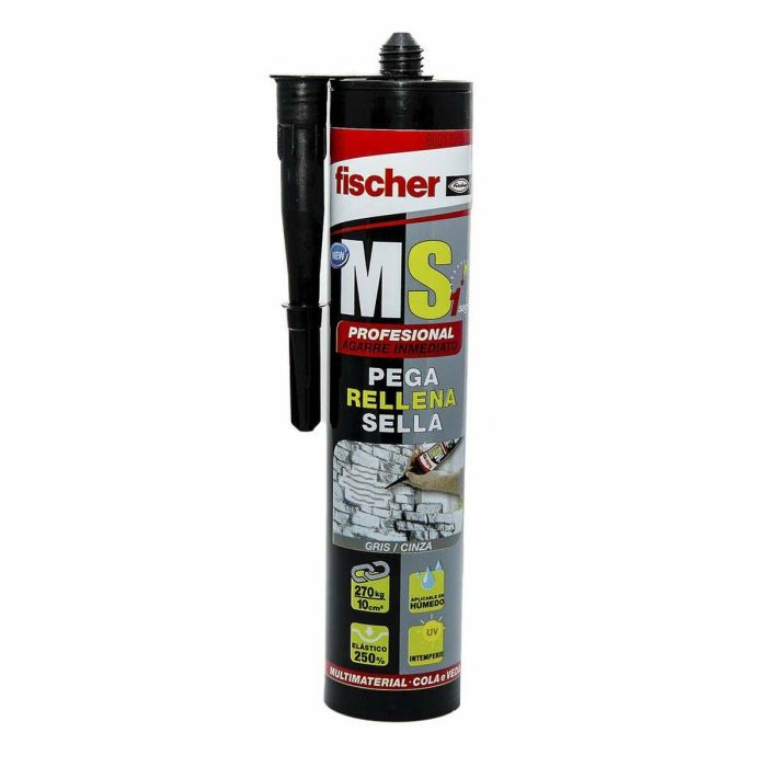 Sellador/Adhesivo Fischer Ms Gris 290 ml 0 Sellador/Adhesivo Fischer Ms Gris 290 ml 0