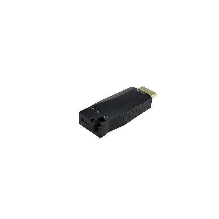 Vivolink Extensor de fibra HDMI 4K@60Hz Dongle hasta 2000m monomodo/300m multimodo HDCP1.4 para señalización digital 2