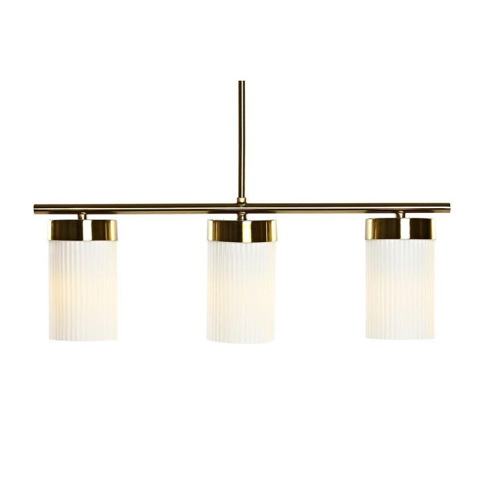 Lampara Techo Moderno DKD Home Decor Dorado Blanco 15 x 25 x 60 cm Lampara Techo Moderno DKD Home Decor Dorado Blanco 15 x 25 x 60 cm