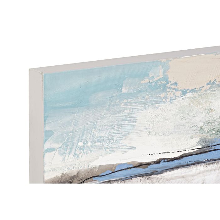 DKD Home Decor Cuadro Moderno Abstracto Pintado a mano Azul Beige 3 x 60 x 150 cm (Pack 2 Unidades) 1 DKD Home Decor Cuadro Moderno Abstracto Pintado a mano Azul Beige 3 x 60 x 150 cm (Pack 2 Unidades) 1