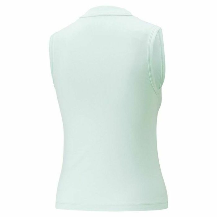 Camiseta para Mujer sin Mangas Puma Slim Logo Tank Aguamarina M 1 Camiseta para Mujer sin Mangas Puma Slim Logo Tank Aguamarina M 1
