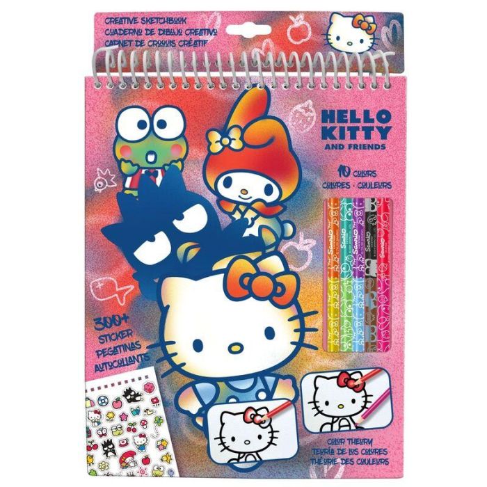 Set colorear lapices Hello Kitty 0 Set colorear lapices Hello Kitty 0