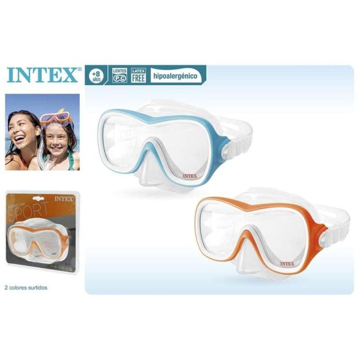 Intex Gafas de Buceo Wave Rider Silicona PVC para +8 Años Modelos Surtidos 6