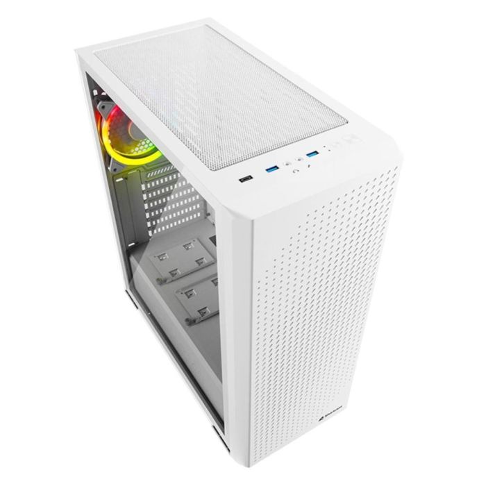 Sharkoon VS9 RGB Midi Tower PC Blanco ATX micro ATX Mini-ATX con Ventana Templada Iluminación RGB 1 Sharkoon VS9 RGB Midi Tower PC Blanco ATX micro ATX Mini-ATX con Ventana Templada Iluminación RGB 1