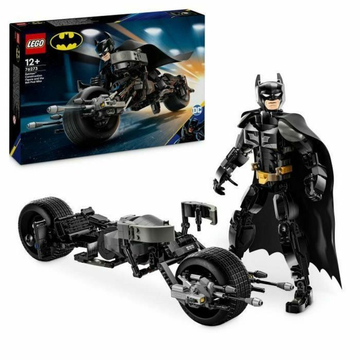 LEGO DC Batman 76273 Minifigura de Batman y motocicleta Bat-Pod para construir