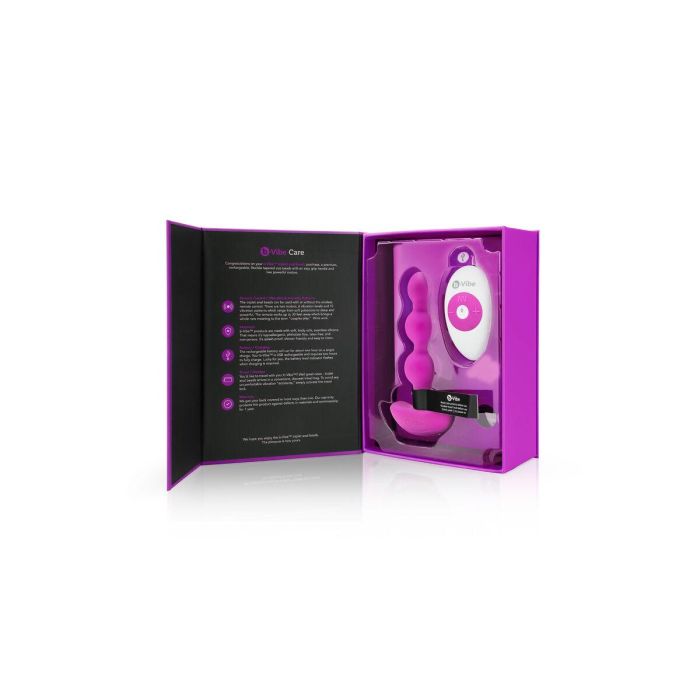 Bolas Anales de Triplet Moradas B-Vibe 92740 Rosa 1 Bolas Anales de Triplet Moradas B-Vibe 92740 Rosa 1