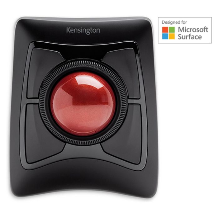 Kensington ExpertMouse Trackball Inalámbrico, Óptico, RF Wireless + Bluetooth, 400 DPI, Ambidextro, Negro 24