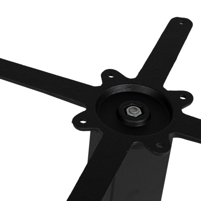 Patas para Mesa Negro Hierro Salón 43 X 43 X 72 cm