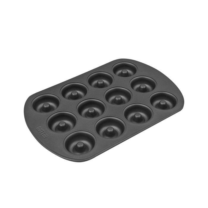 Molde para horno de rosquillas 12 unidades 4.5 cm Quttin (12 Unidades) 8 Molde para horno de rosquillas 12 unidades 4.5 cm Quttin (12 Unidades) 8