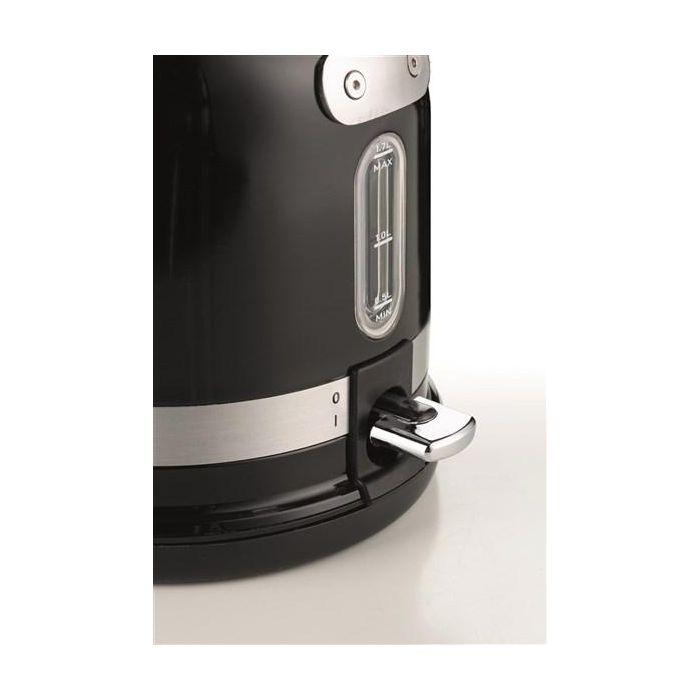 Ariete Hervidor Eléctrico 2854/02 Moderna, 1.7 Litros, Acero Inoxidable, Negro con Termómetro Visible 2 Ariete Hervidor Eléctrico 2854/02 Moderna, 1.7 Litros, Acero Inoxidable, Negro con Termómetro Visible 2