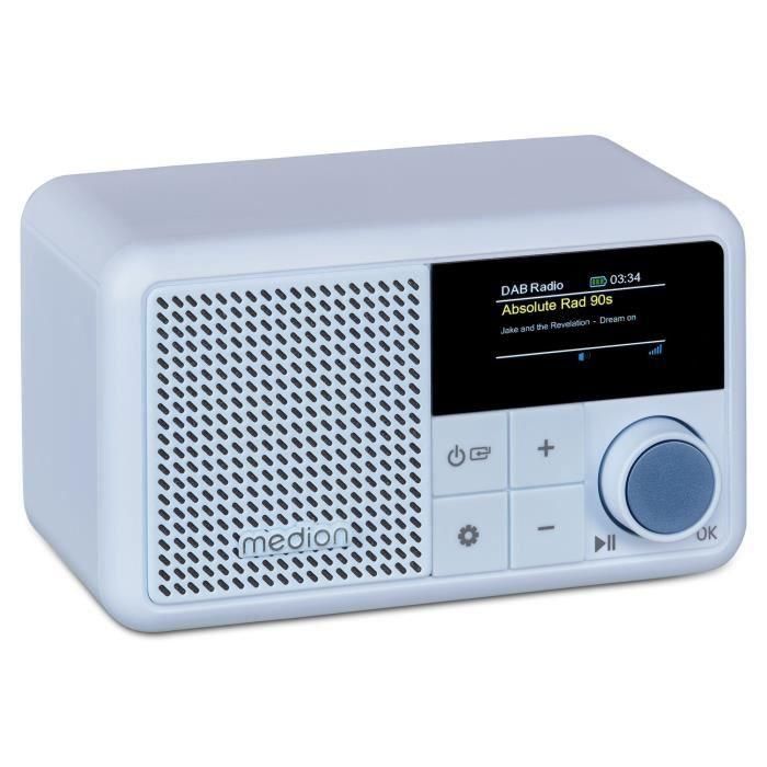 Medion AAAQH12606 Mini Radio Portátil DAB/FM Mono 2W RMS Azul 1 Medion AAAQH12606 Mini Radio Portátil DAB/FM Mono 2W RMS Azul 1