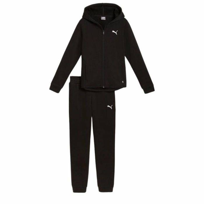 Chándal Infantil Puma Hooded Sweat Suit Flecce Cl Negro 0 Chándal Infantil Puma Hooded Sweat Suit Flecce Cl Negro 0