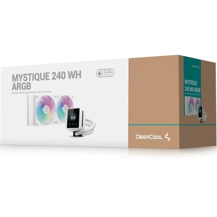 Deepcool MYSTIQUE 240 WH ARGB Refrigeración Líquida 12 cm RGB Kit Completo Procesador 5 Deepcool MYSTIQUE 240 WH ARGB Refrigeración Líquida 12 cm RGB Kit Completo Procesador 5