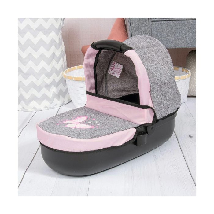 Coche muñecas stule pram gris 68x63x40 cm 4