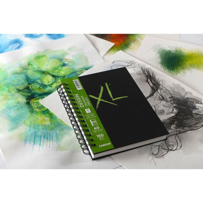 Papel de dibujo Canson Blanco A5 60 Hojas 1 Papel de dibujo Canson Blanco A5 60 Hojas 1