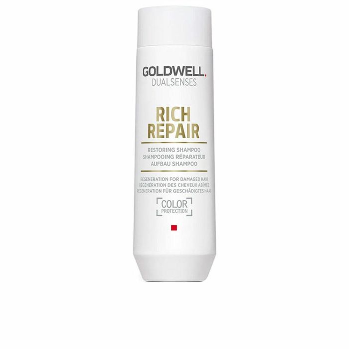 Goldwell RICH REPAIR Champú Restaurador para Cabello Seco y Dañado | Brillo, Hidratación y Protección del Color 250 ml