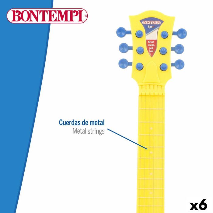 Guitarra Infantil Bontempi 20 x 56 x 4 cm (6 Unidades) 18 Guitarra Infantil Bontempi 20 x 56 x 4 cm (6 Unidades) 18